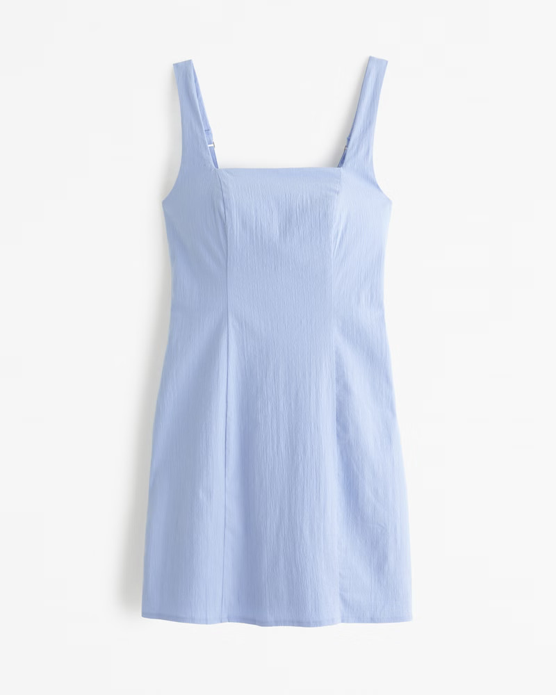 Stretch Squareneck Mini Dress | Abercrombie & Fitch (US)
