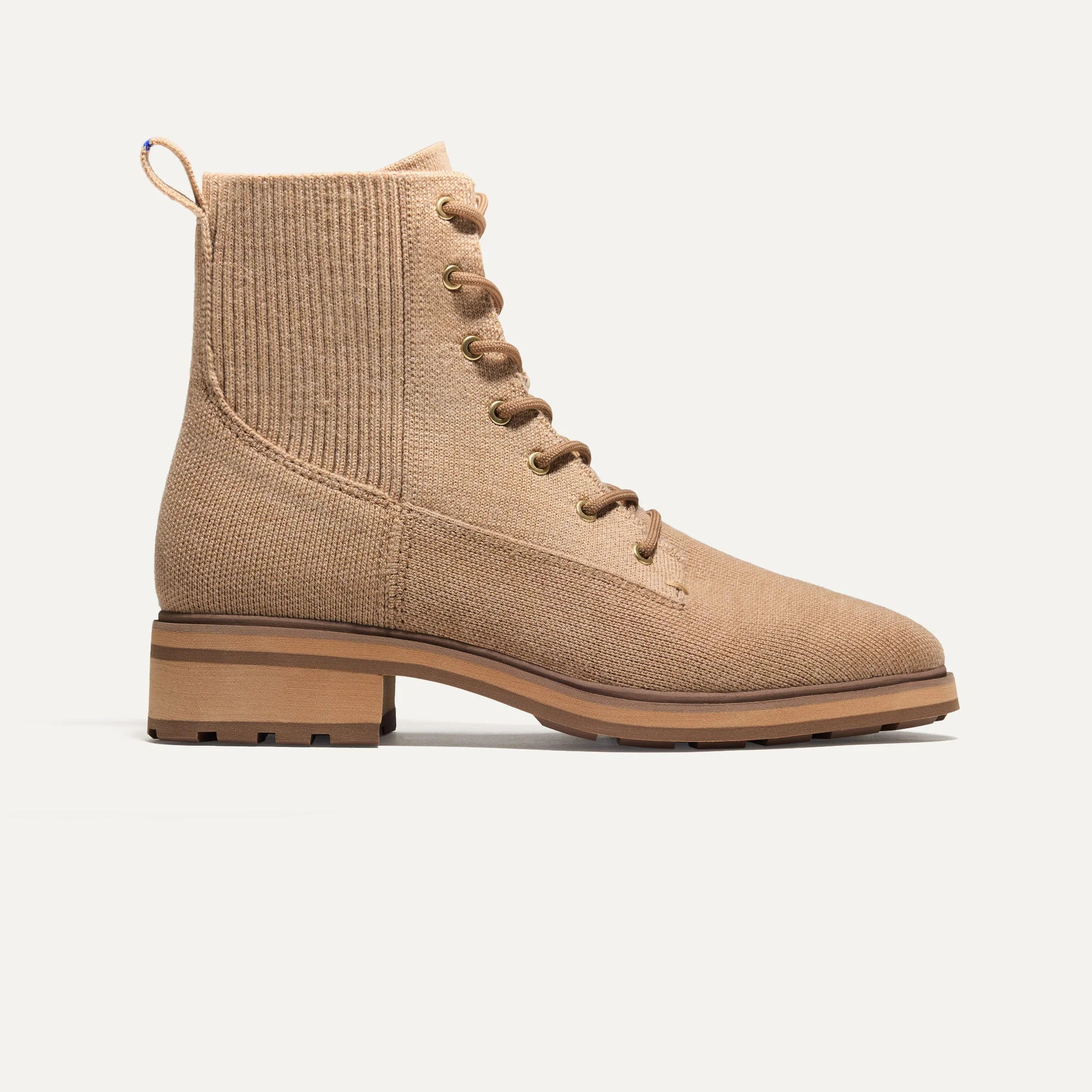 The Laced Lug Boot in Hickory | Rothy's | Rothy's