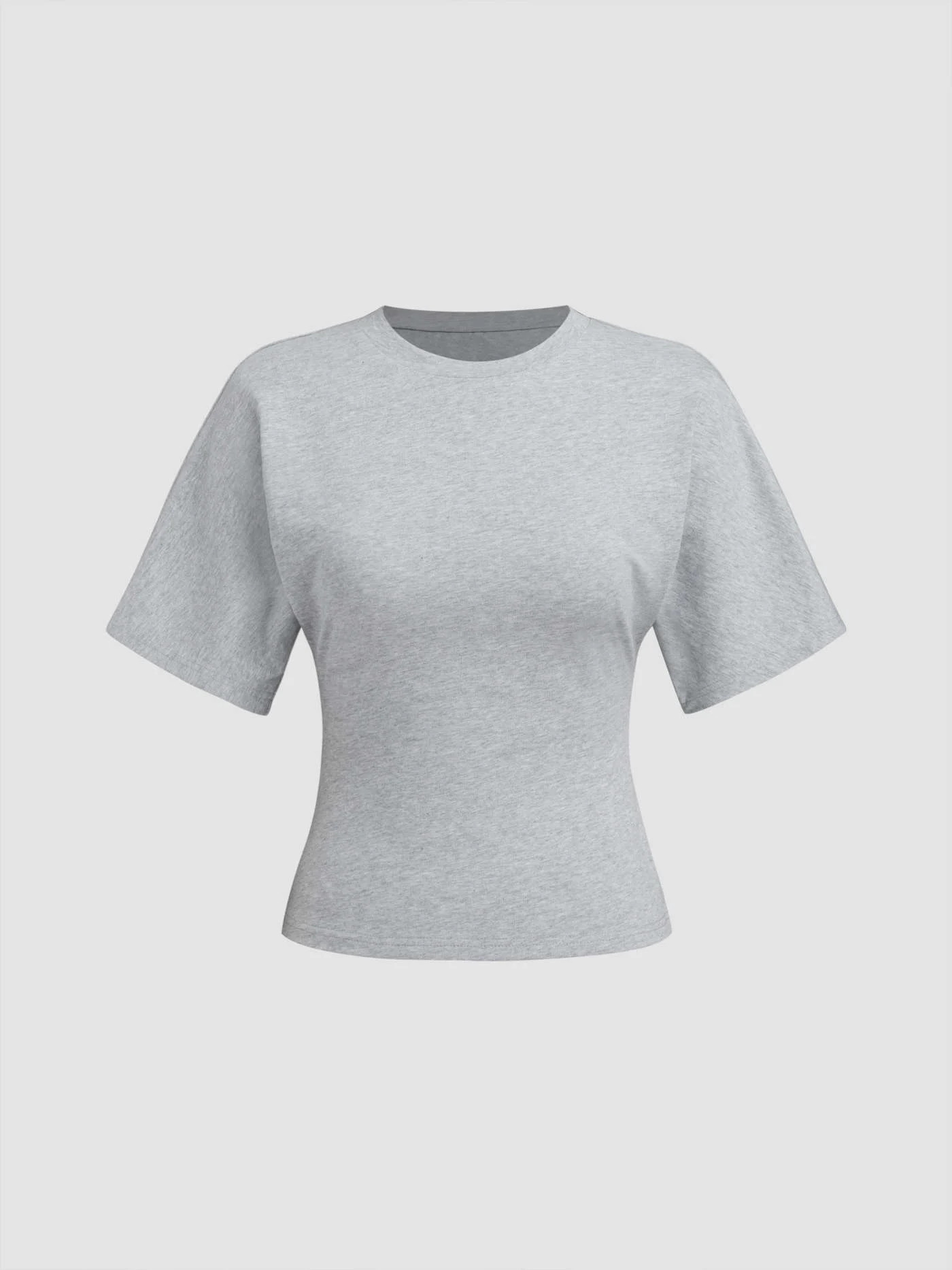 Round Neckline Tee | Cider