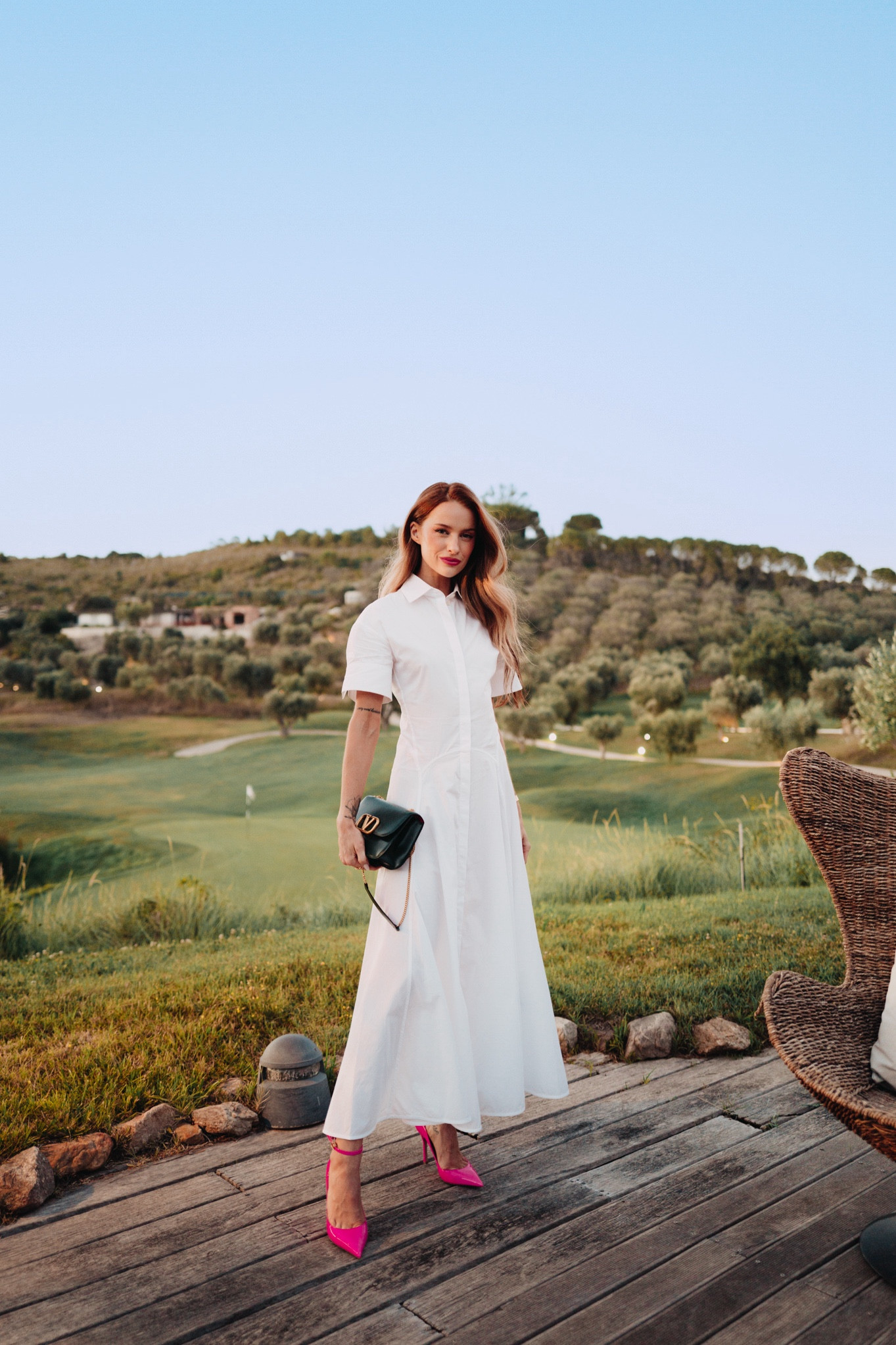 Tuscany views with Valentino Beauty