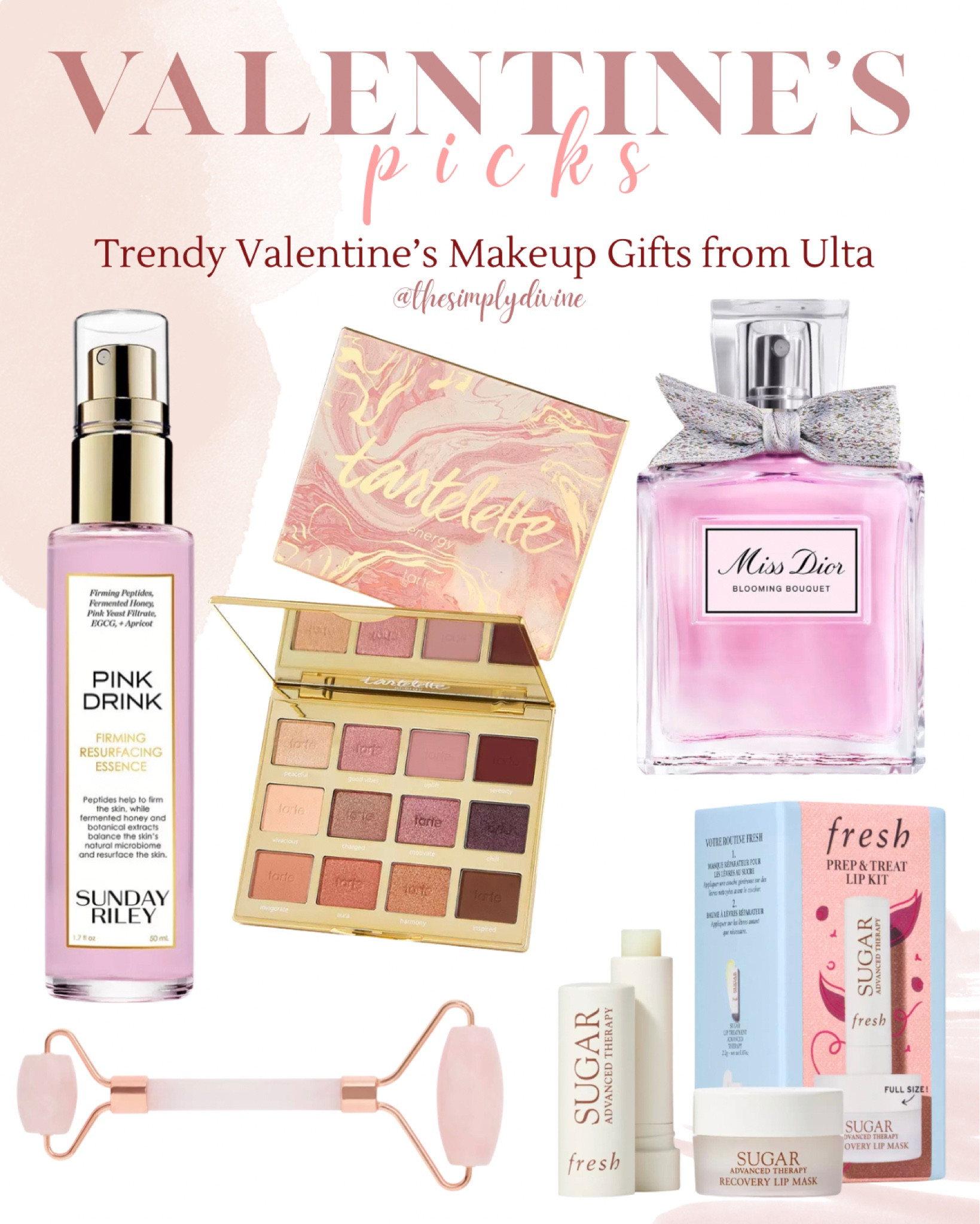 Hunted down these picks for Valentine’s Day! Nice variety. 🥰

| Ulta | beauty | makeup | perfume | eau de parfum | Dior | fragrance | designer | skincare | lip care | lipstick | lip gloss | eyeshadow | eyeshadow palette | firming | Valentine’s Day | gifts for her | gift guide | find |

#LTKbeauty #LTKGiftGuide #LTKFind