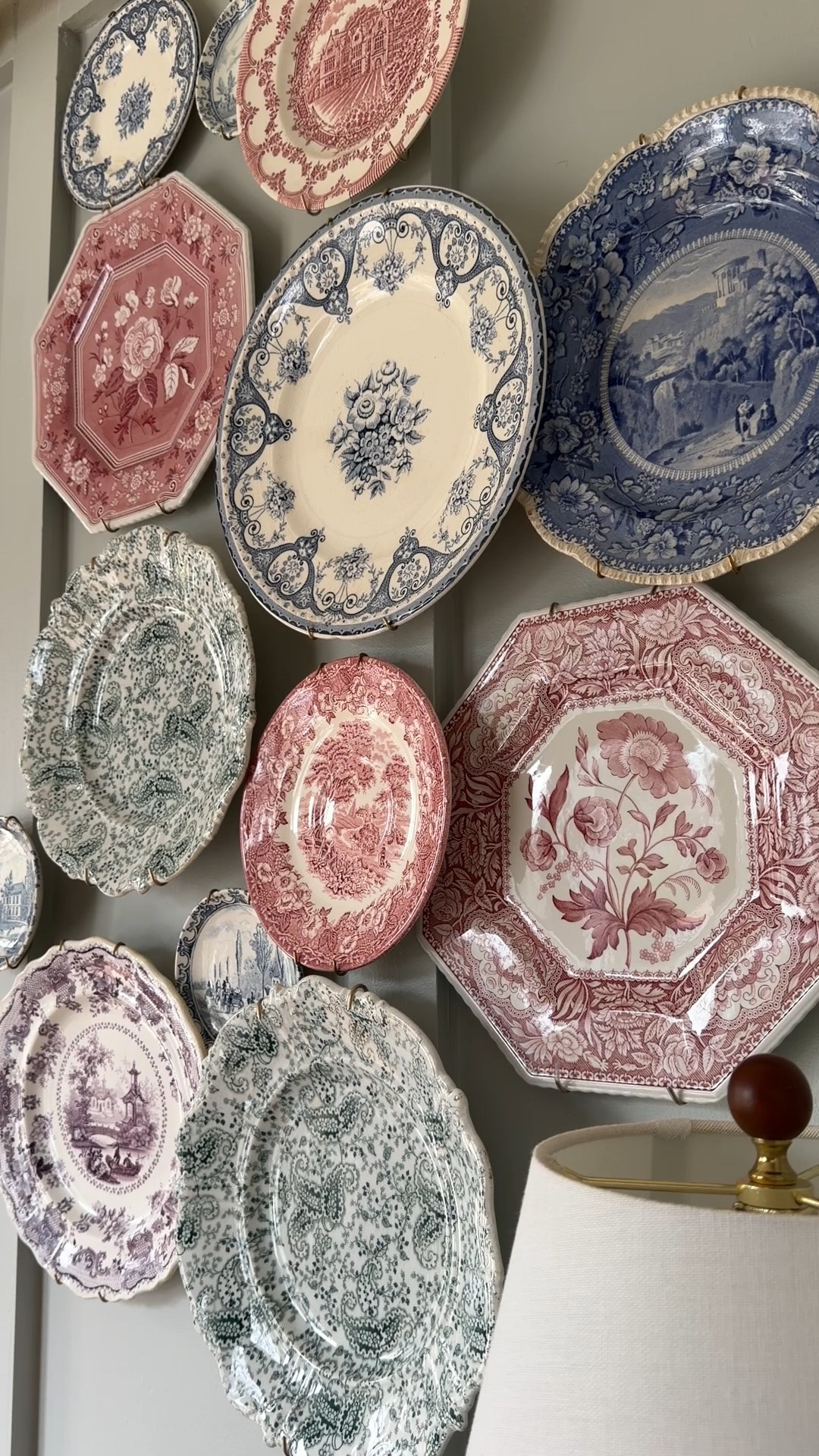 Transferware plate wall 

#LTKHome #LTKSeasonal