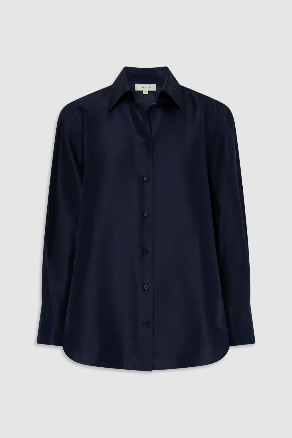 LS SILK SHIRT North Sea | Oroton