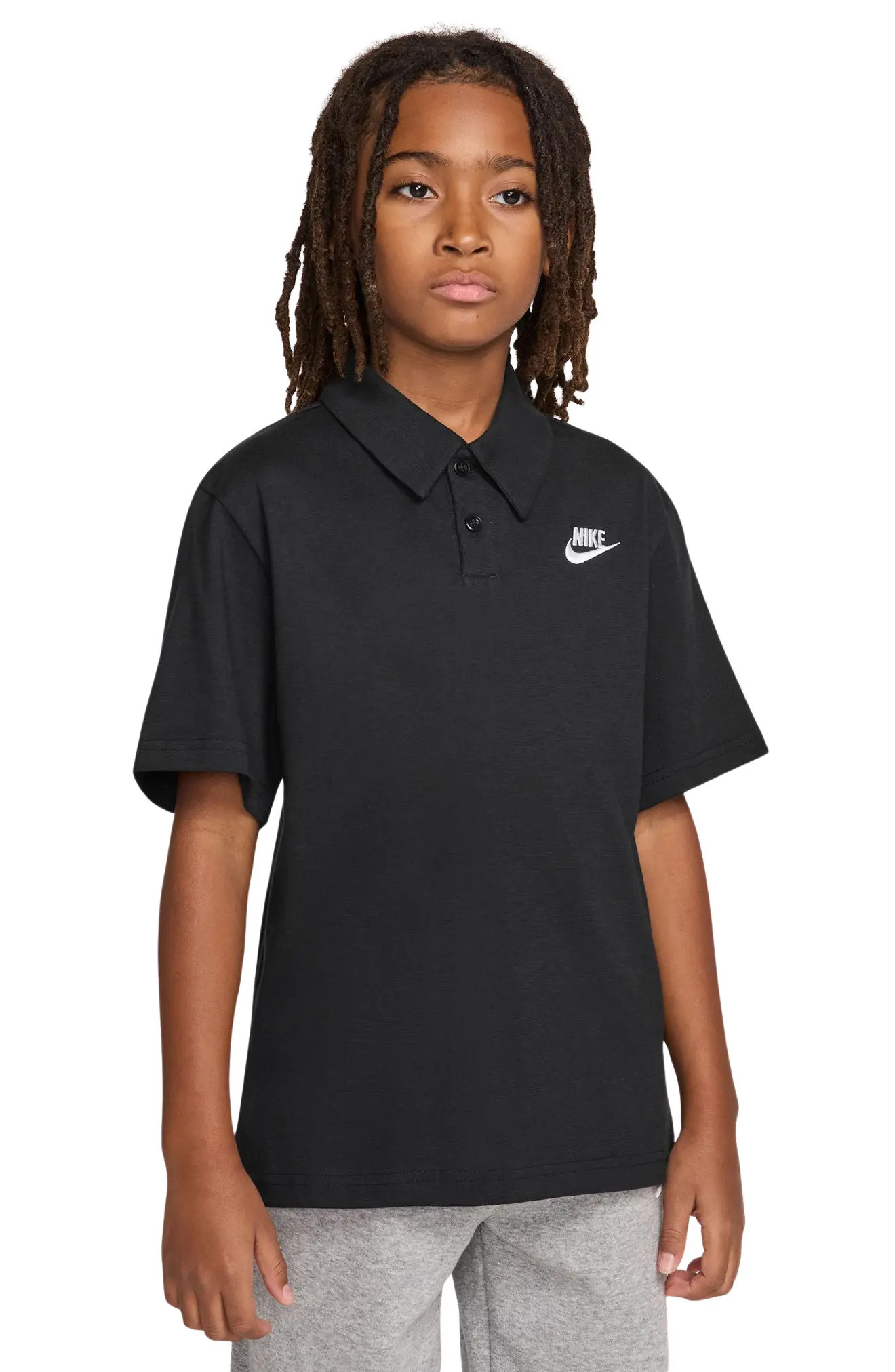 Kids' Sportswear Club Solid Cotton Polo (Men) | Nordstrom | Nordstrom