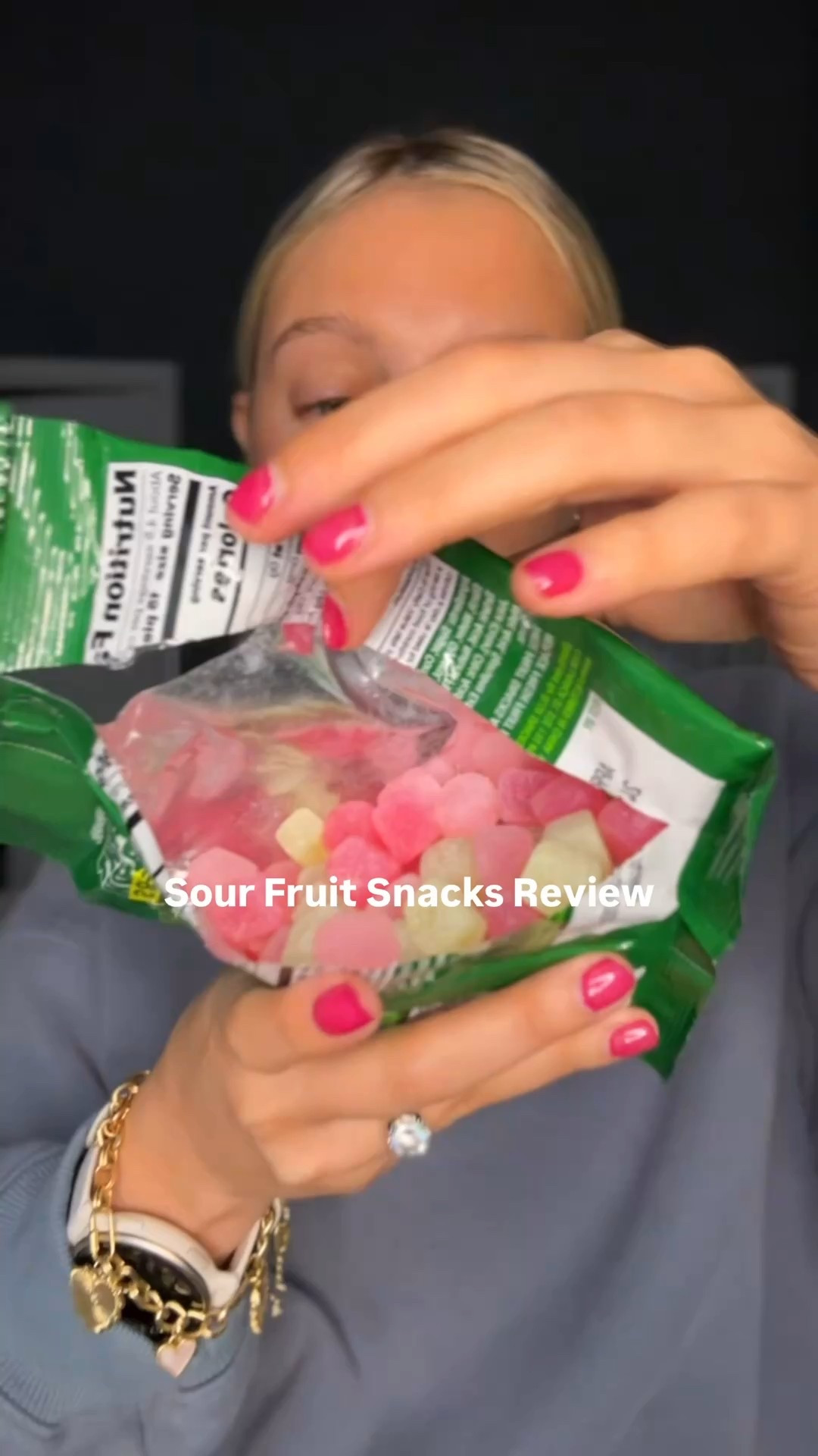 Dye-free healthy-ish sour candy from Walmart. Perfect for adults or kids!!! #candy #snack #sourcandy 