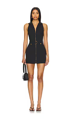 superdown Sofia Belted Mini Dress in Black from Revolve.com | Revolve Clothing (Global)
