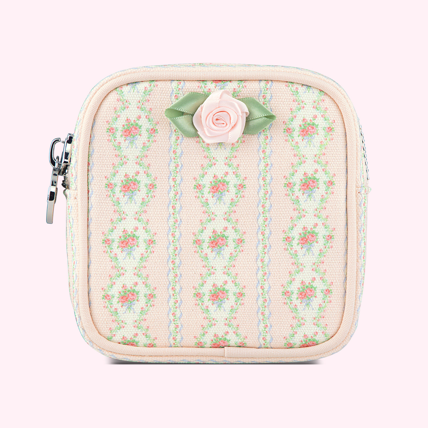 Floral Printed Canvas Mini Pouch - Customizable | Stoney Clover Lane | Stoney Clover Lane