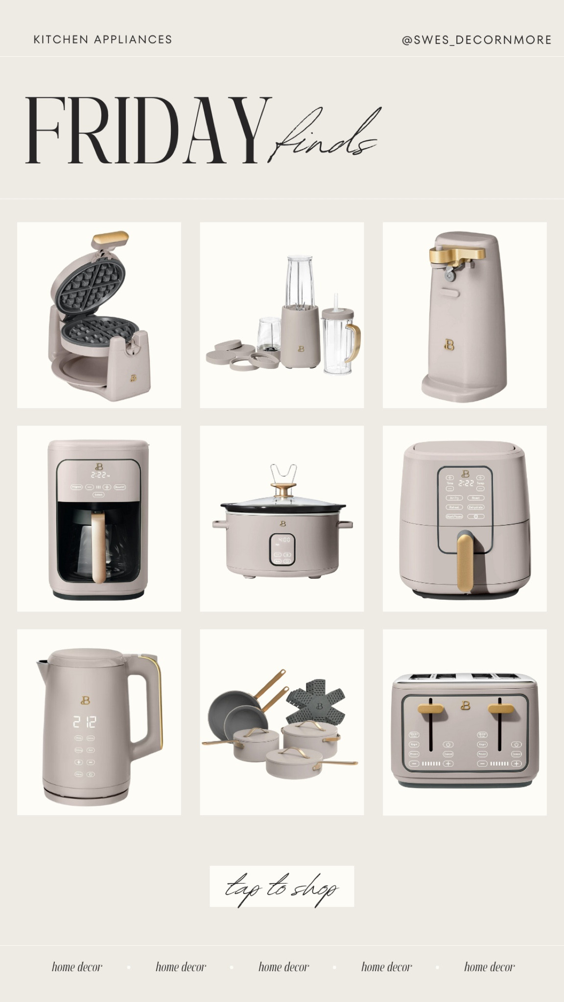 Here are the Friday finds! Love these neutral tone appliances from Walmart! They would look great in a fall themed kitchen! 

#LTKStyleTip #LTKHome