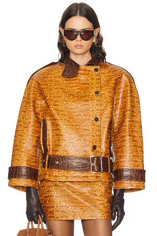 Crop Trench Jacket | FWRD 
