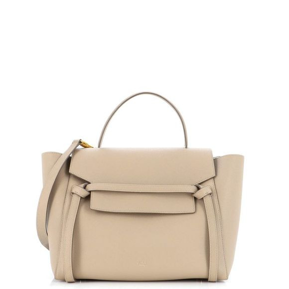 Celine Beige Leather Handbag | Poshmark