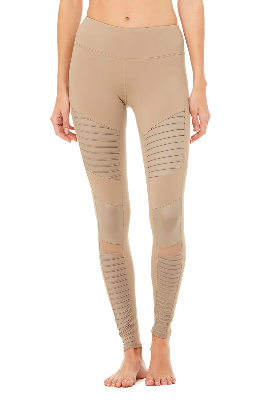 Alo YogaÅ½ | Moto Legging in Gravel/Gravel Glossy, Size: Small | Alo Yoga (US)