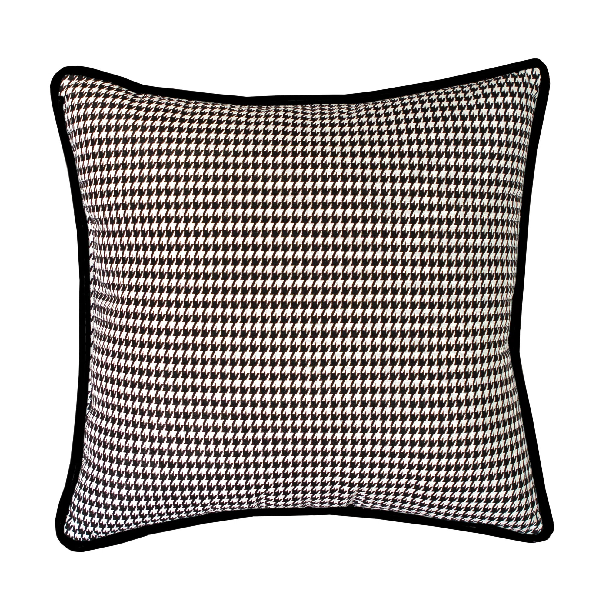 Cotton Houndstooth Throw Pillow | Wayfair North America