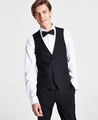 Bar III Men's Slim-Fit Faille-Trim Tuxedo Vest, Created for Macy's - Macy's | Macy's
