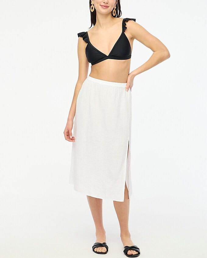 Gauze pull-on skirt | J.Crew Factory