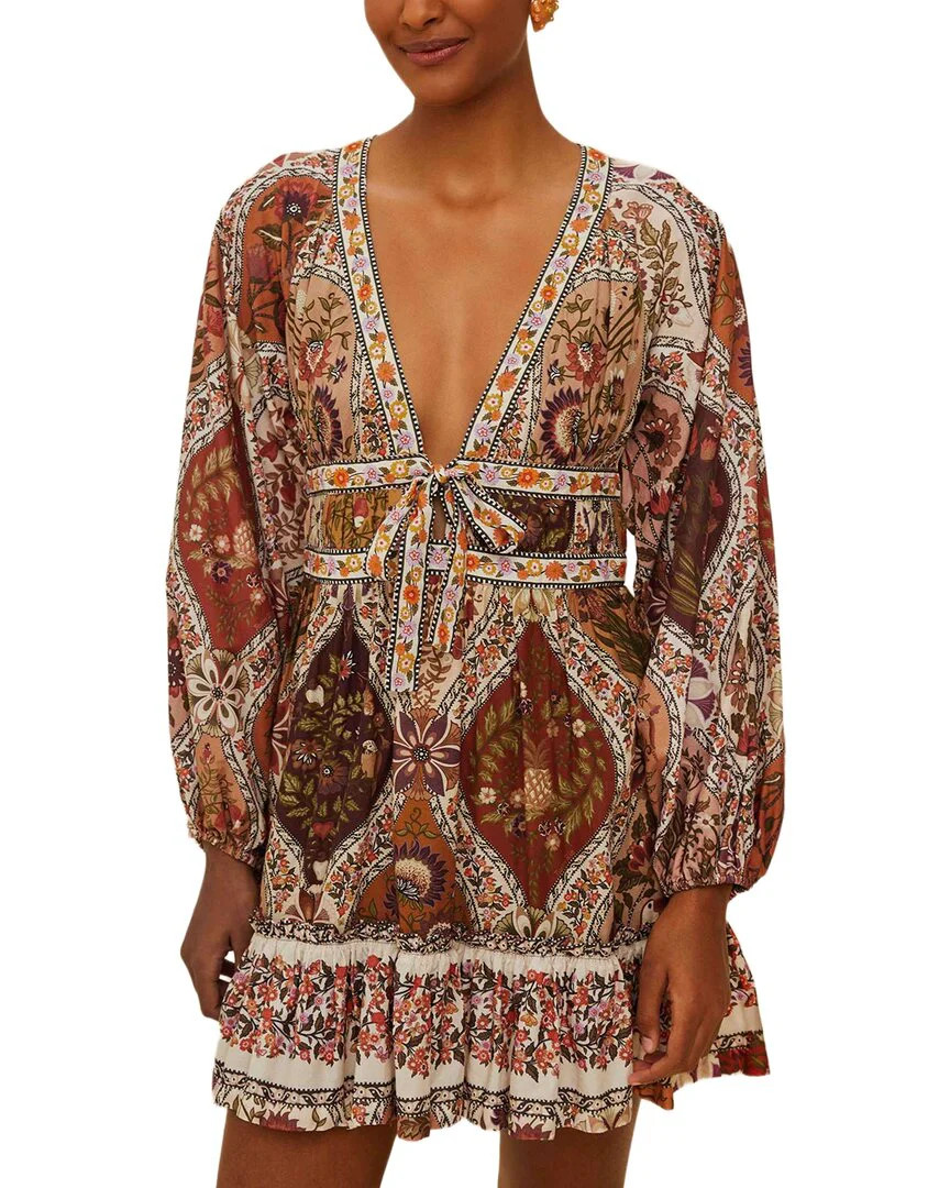 FARM Rio Romantic Nature Multicolor Mini Dress | Shop Simon