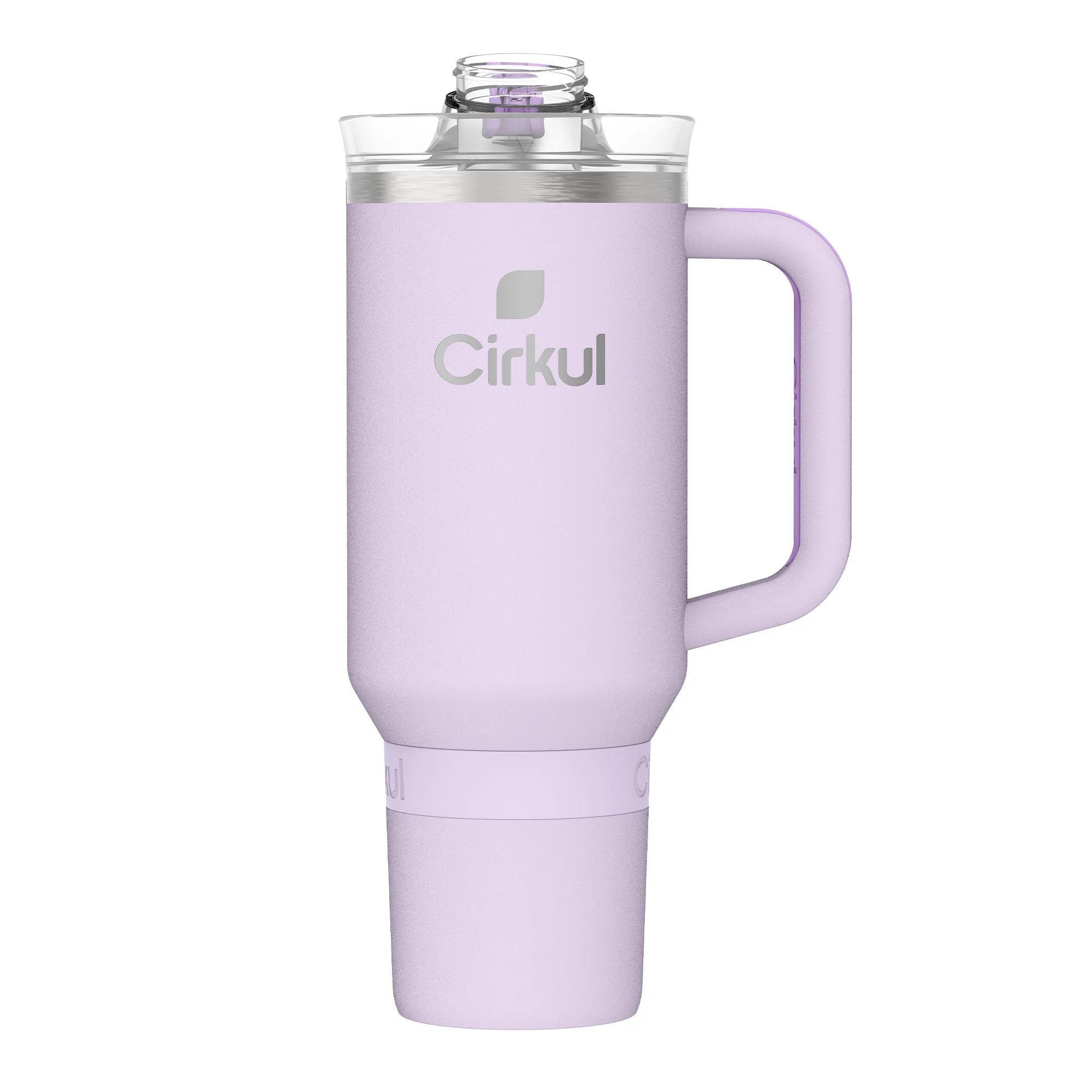 Cirkul 40oz All-Day StrawSip Double-Wall Insulated Stainless Steel Tumbler with Handle, Lilac (Li... | Walmart (US)