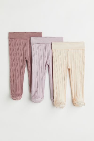 3-pack Cotton Leggings | H&M (US + CA)