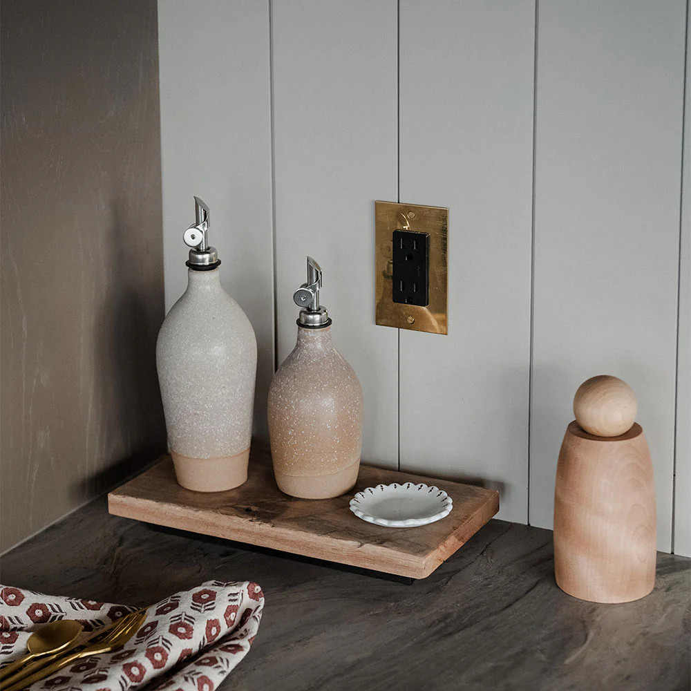 Ceramic Oil Bottle - Dark | Roan Iris