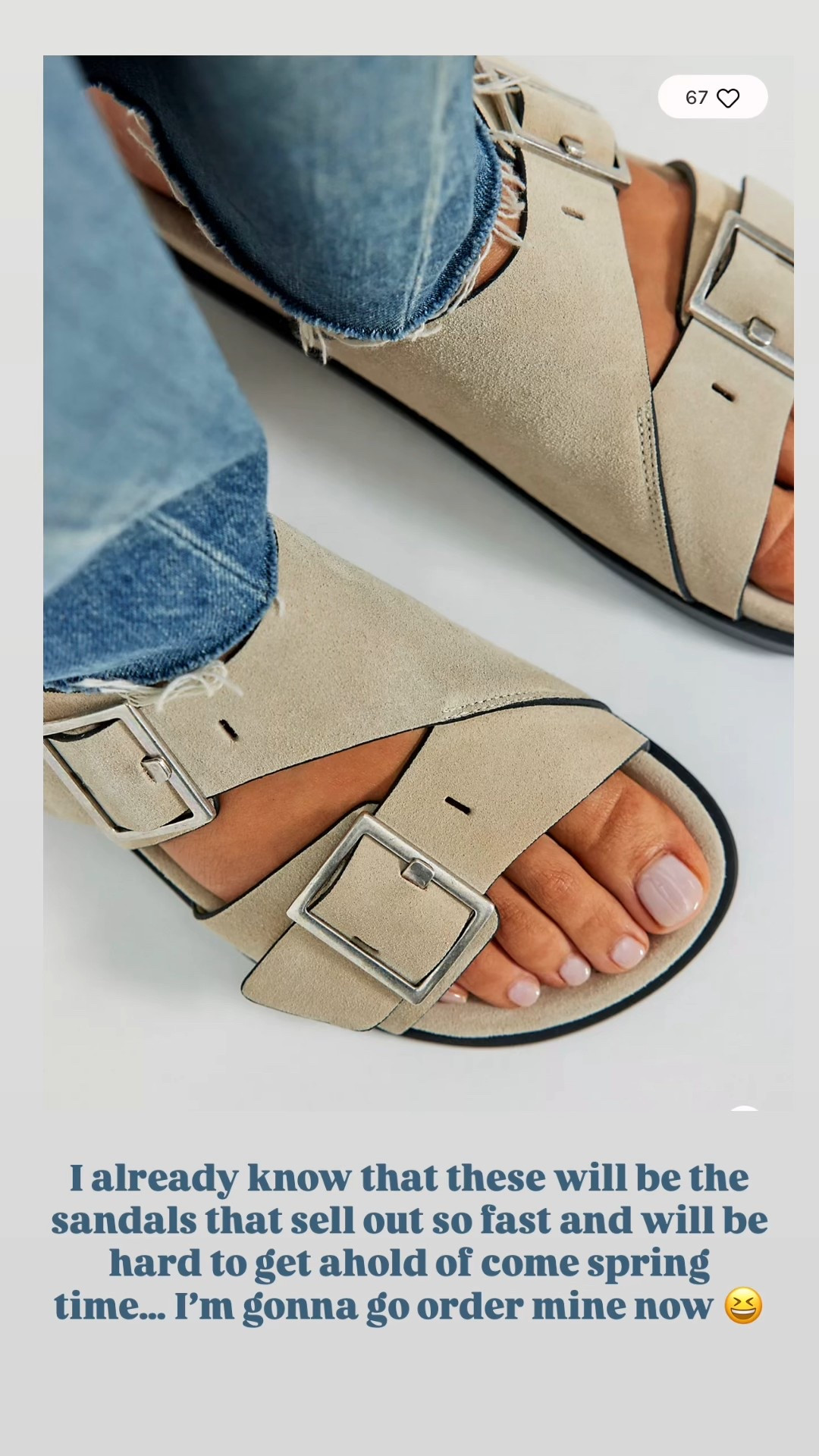 This brand fits true to size 


Sandals | flatbed sandals | spring 2026 sandals 

#LTKOver40 #LTKSeasonal