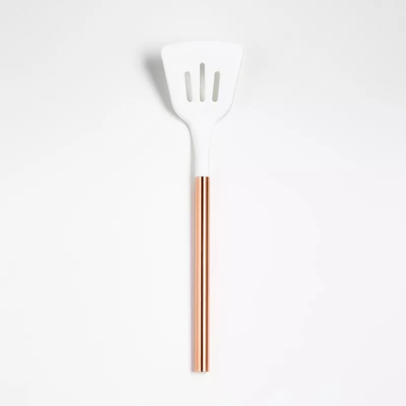 Ada White Silicone Ladle with Copper Handle + Reviews