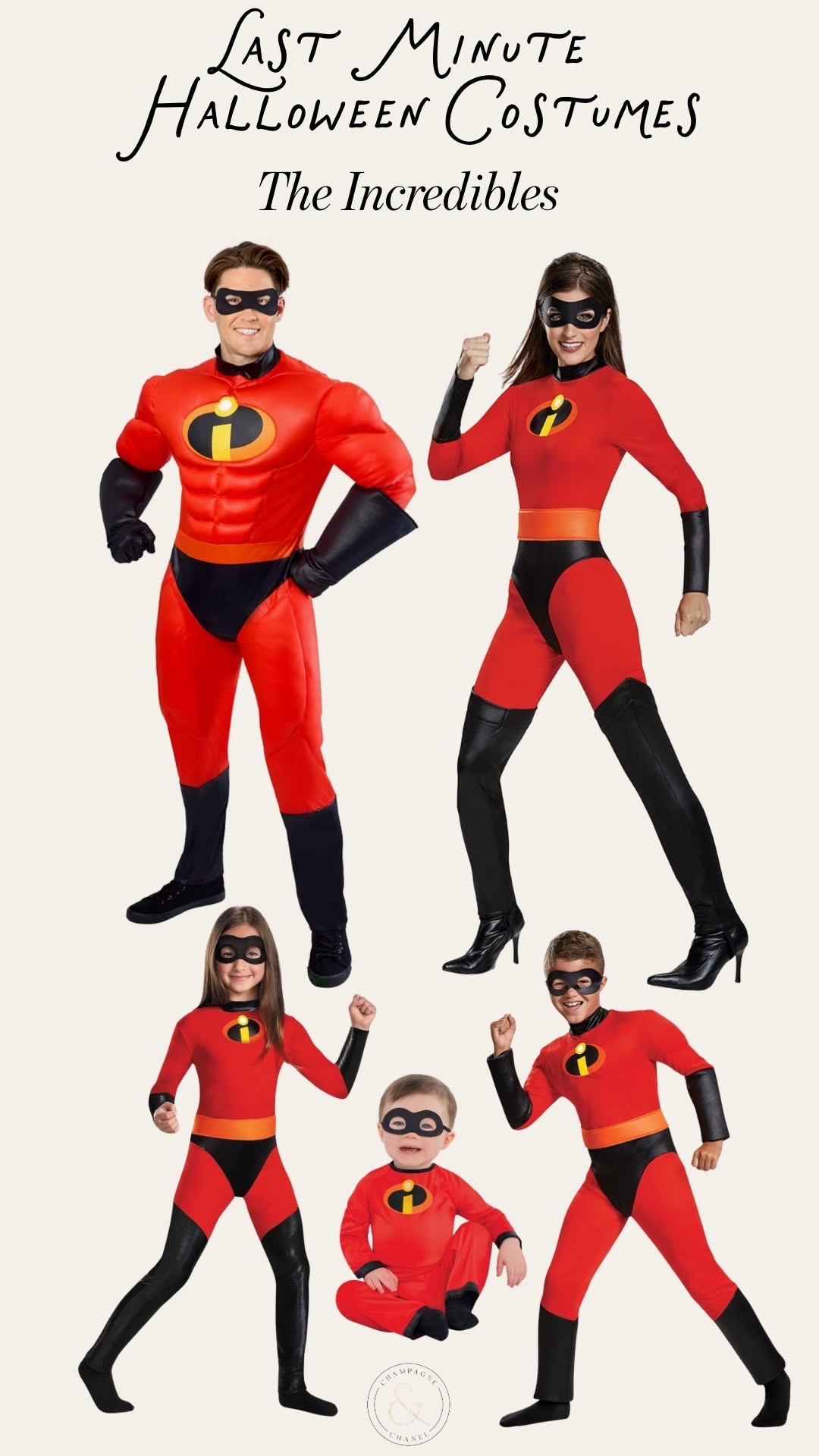 Last minute Halloween costumes: The Incredibles!