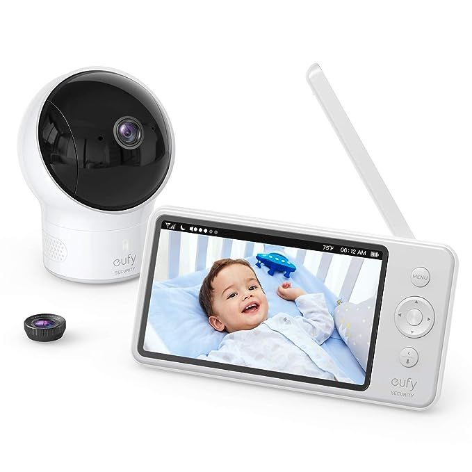 Video Baby Monitor, eufy Baby, Video Baby Monitor with Camera and Audio, 720p HD Resolution, Nigh... | Amazon (US)
