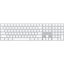 Apple Magic Keyboard with Numeric Keypad - US English, Includes Lighting to USB Cable, Silver | Amazon (US)