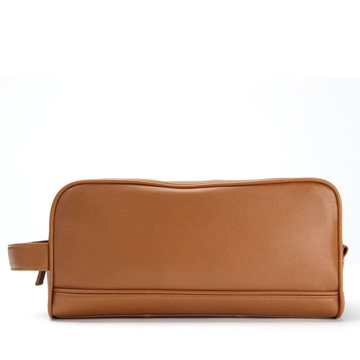 Double Zip Toiletry Bag | Leatherology