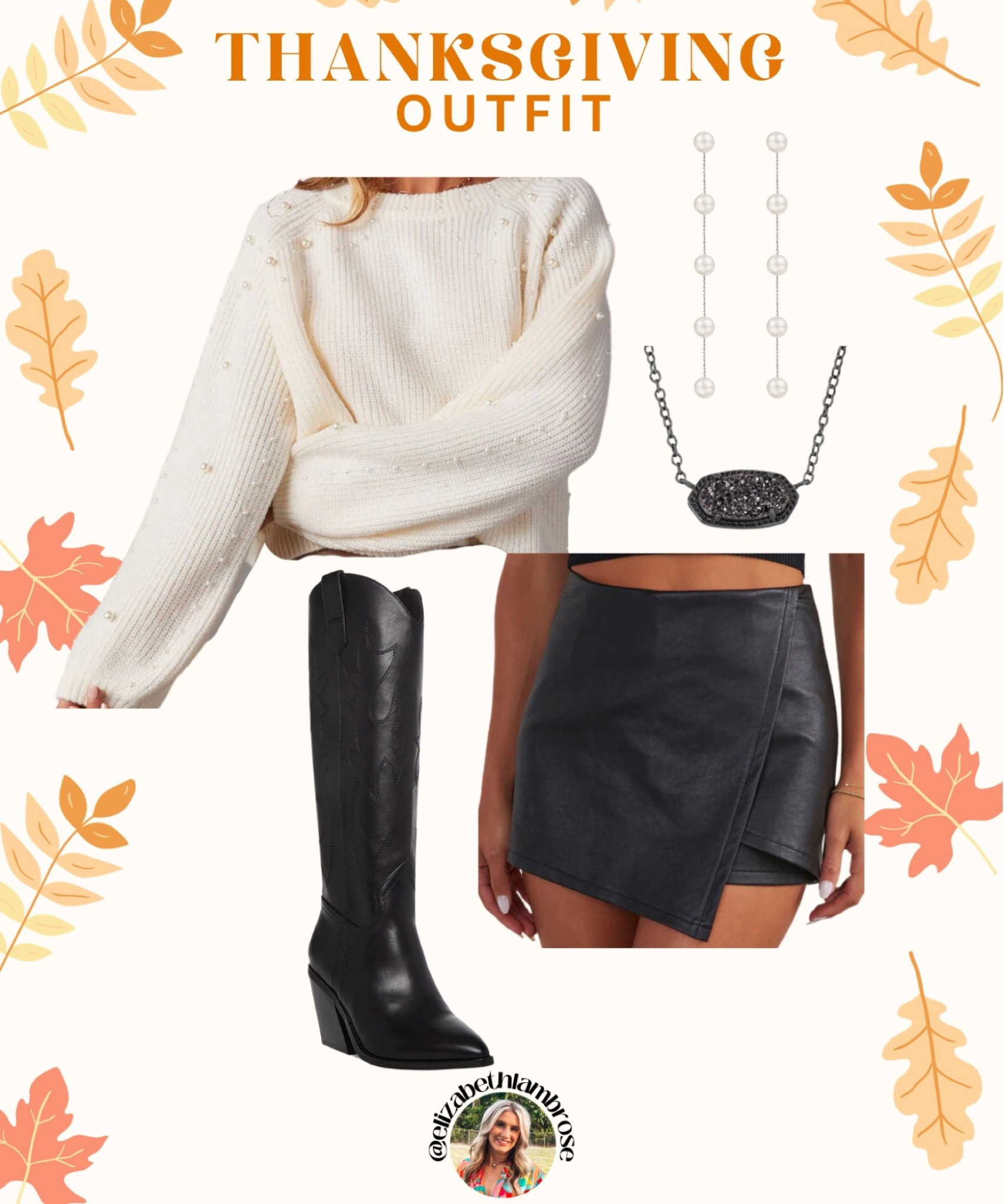 LTK Holiday Sale items that I’ve made some thanksgiving outfits from!! 
I love this outfit, it’s super cute and affordable! It’s also apart of the LTK Holiday Sale!! I included some good staple pieces that are super versatile for the fall/ winter and maybe even spring!! 
The holiday sale ends November 12 so finish your shopping! Some items are also on sale right now so grab them while they are in stock!!
Check out my LTK Holiday collection and product set for all the Holiday Sale content!!🤍❤️💚 
Happy shopping!! 

#vici #top #sweatertank #tank #sweater  #fall #style #bottoms #workpant #pants #booties #workwear #elf #makeup #brows #powder #blush #holidaysale #sale #thanksgiving #thanksgivingoutfit #inspiration #thanksgivinginspo #boots 

#LTKSeasonal #LTKstyletip #LTKHolidaySale