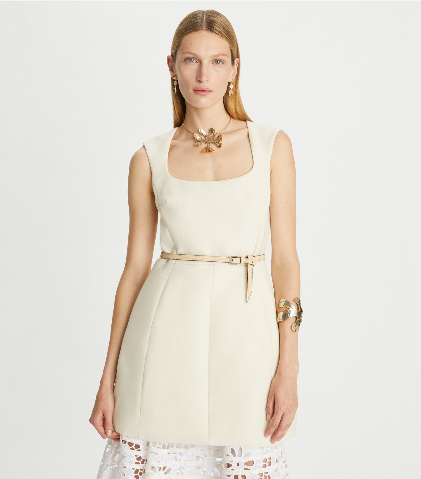 DOUBLE-FACED WOOL MINIDRESS | Tory Burch (US)