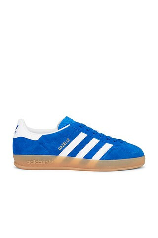adidas Originals Gazelle Indoor Sneaker in Blue from Revolve.com | Revolve Clothing (Global)