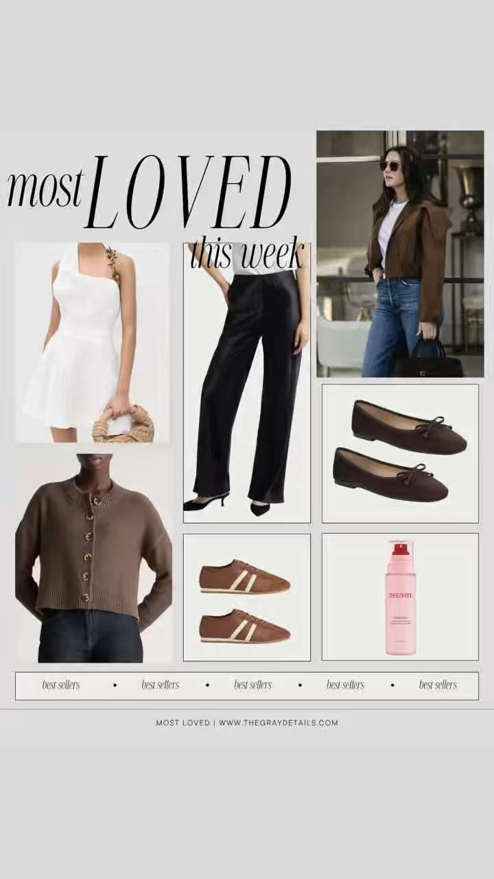 Sharing what you're loving this week! The most loved pieces. From flattering jeans, chic dresses, ballet flats, sneakers, and more.  

 #LTKgrwm #LTKootd #LTKWorkwear