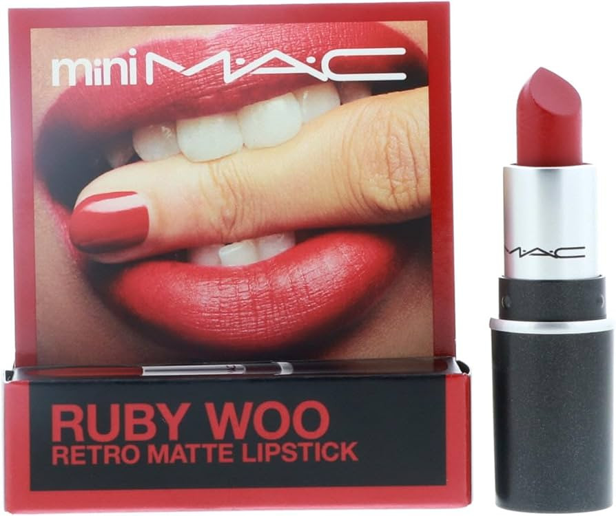 MAC Little Lipstick Color Ruby Woo, Red, Mini (MACS7P004) | Amazon (US)