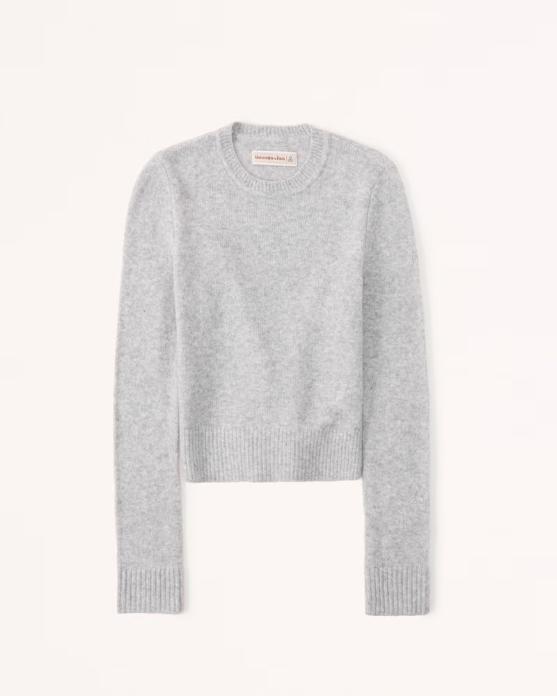 Fuzzy Slim Crew Sweater | Abercrombie & Fitch (US)