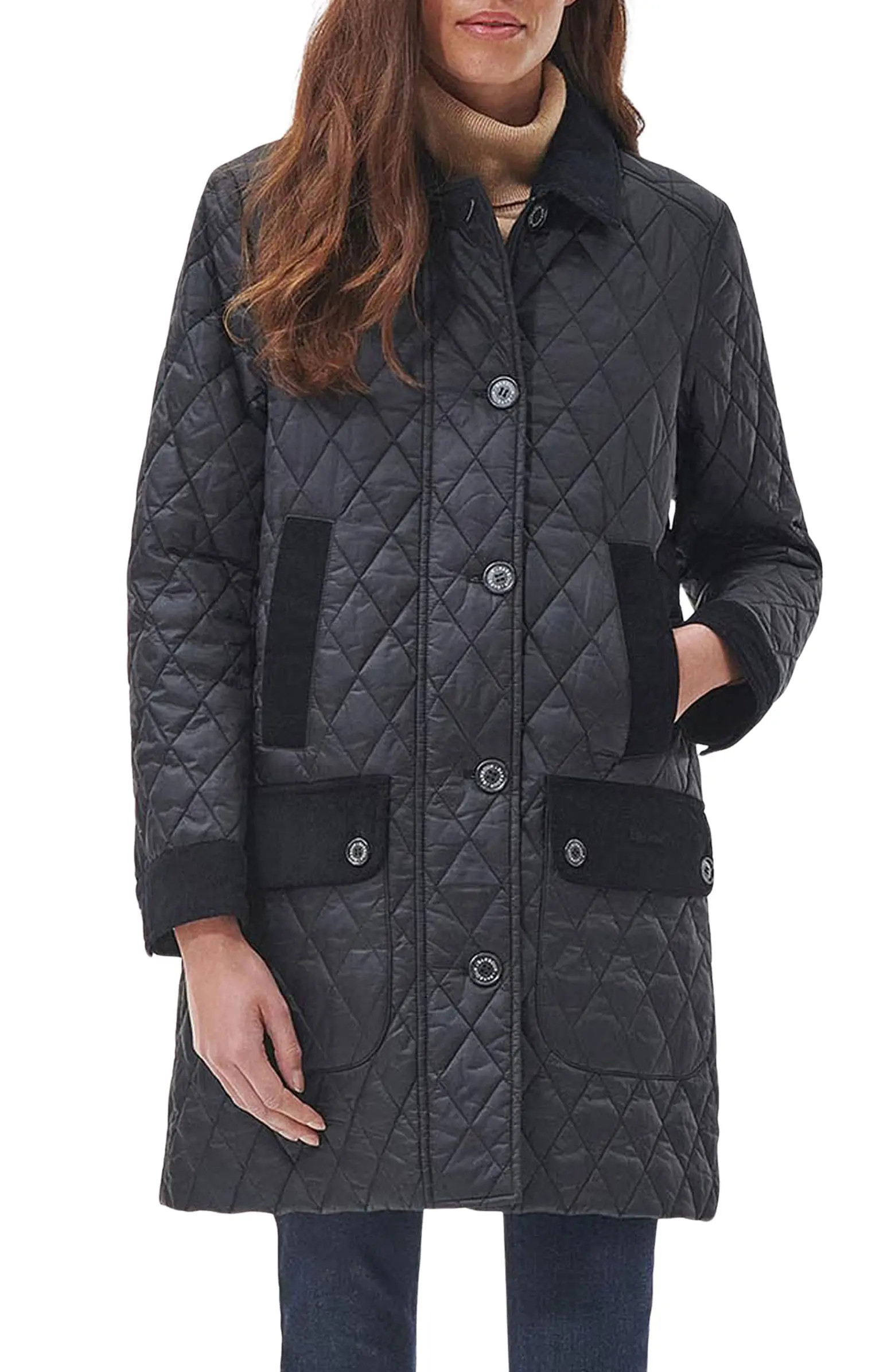Barbour Constable Quilted Longline Jacket | Nordstrom | Nordstrom