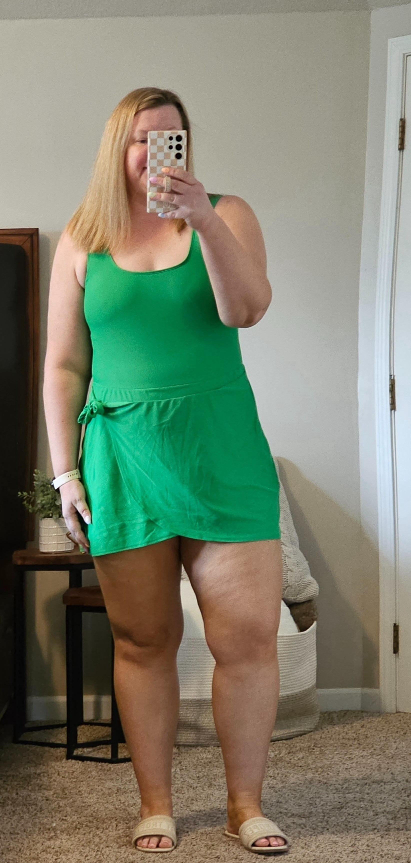 Wearing an XXL.

#LTKover40 #LTKsalealert #LTKswim