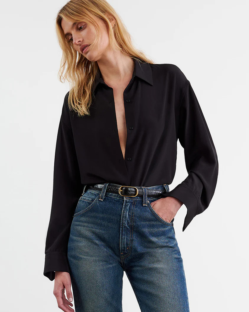 JULIEN SILK BLOUSE | Nili Lotan