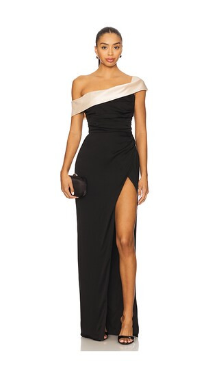 Tuscany Gown in Noir Creme | Revolve Clothing (Global)