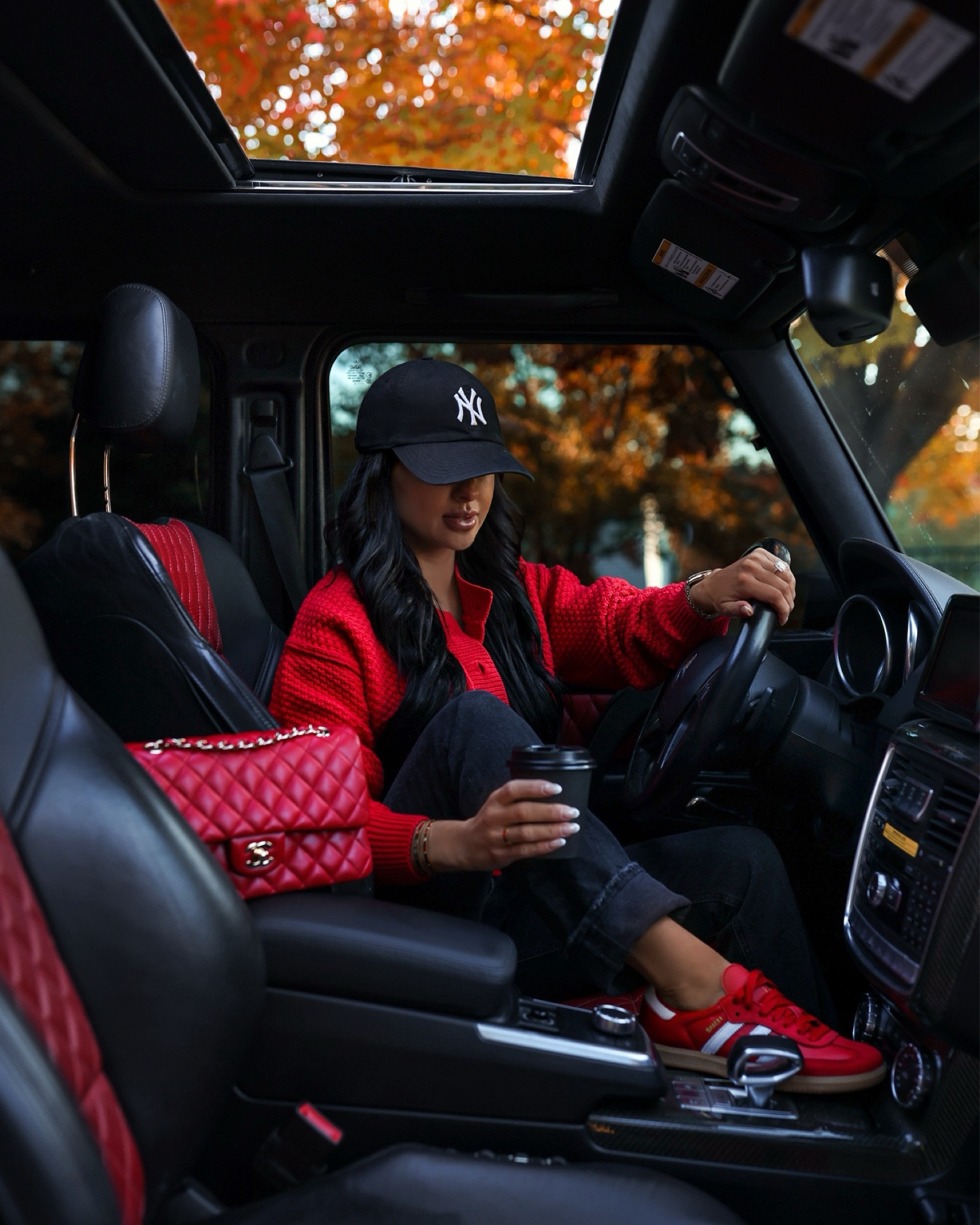 Casual fall outfit 
Free People red cardigan wearing an XS
Citizens black denim
Red adidas samba sneakers 
Red chanel bag


#LTKSeasonal #LTKFindsUnder100 #LTKShoeCrush