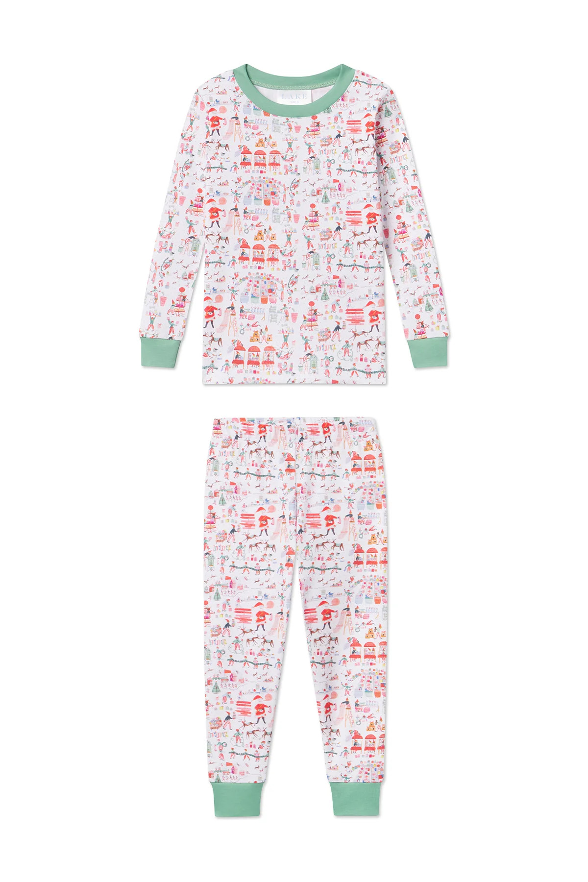 Kids Long-Long Set in North Pole | Lake Pajamas