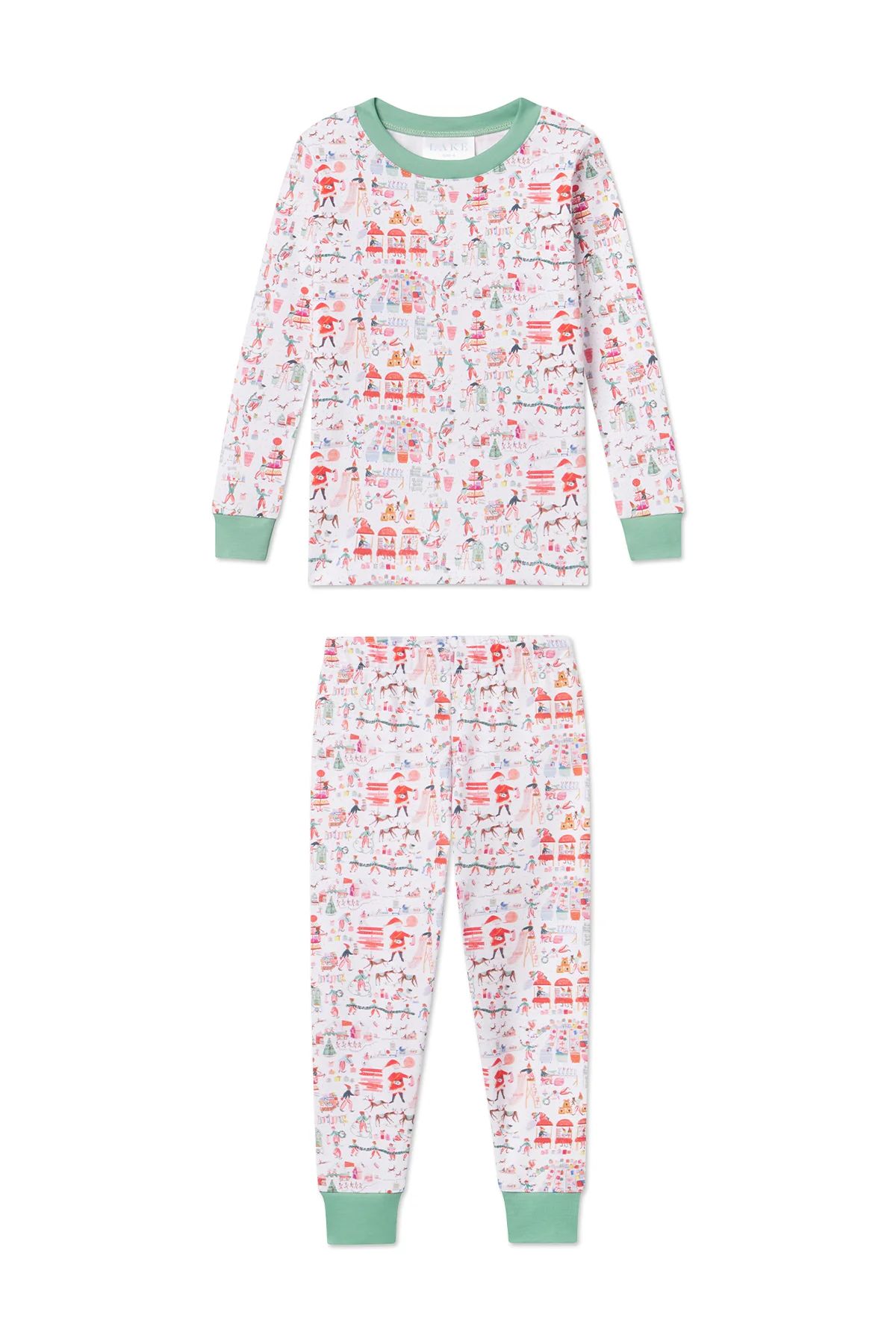 Kids Long-Long Set in North Pole | Lake Pajamas