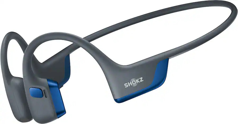 Shokz - OpenRun Pro 2 Wireless Bone Conduction Open-Ear Bluetooth Sports Headphones - Steel Blue | Best Buy U.S.