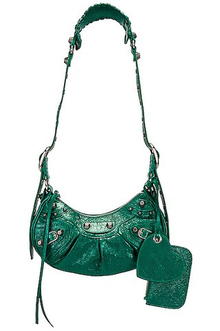 Balenciaga XS Le Cagole Shoulder Bag in Jade | FWRD | FWRD 