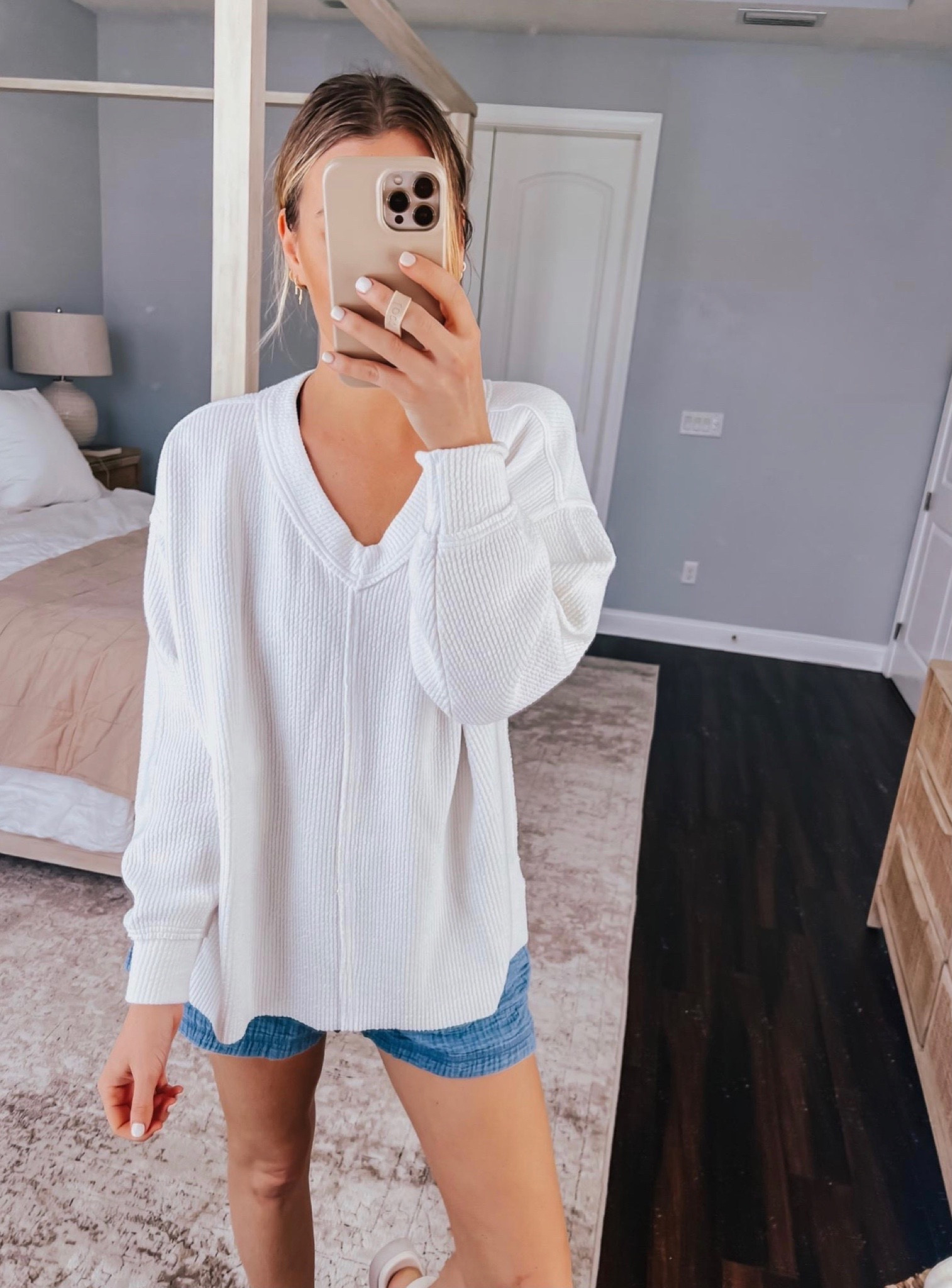 Aerie waffle knit long sleeve, fits tts! 

Lee Anne Benjamin 🤍

#LTKFind #LTKunder100 #LTKstyletip