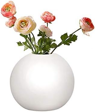 GeLive Small Ceramic Bud Vase, Decorative Round Flower Vase, Hydroponics Container, Reed Diffuser... | Amazon (US)