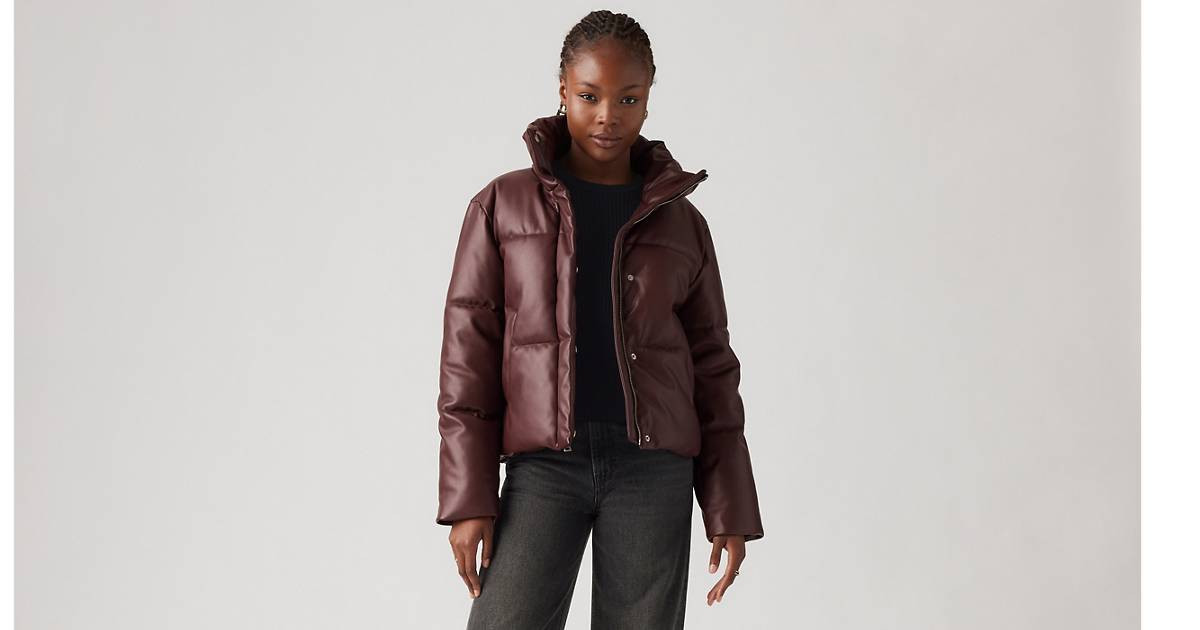 Faux Leather Puffer Jacket | Levi's US
