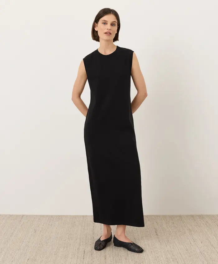 Organic Cotton Soft-Slub Essential Easy Muscle Tee Maxi Dress | Nordstrom