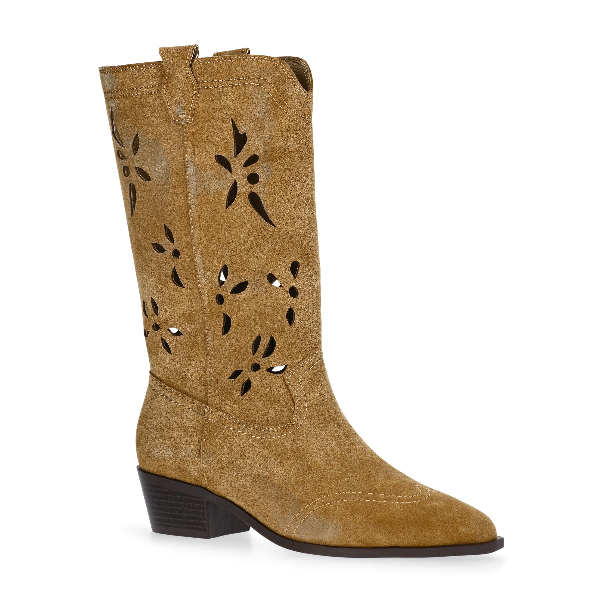No Boundaries Women's Cut Out Western Boots | Walmart (US)