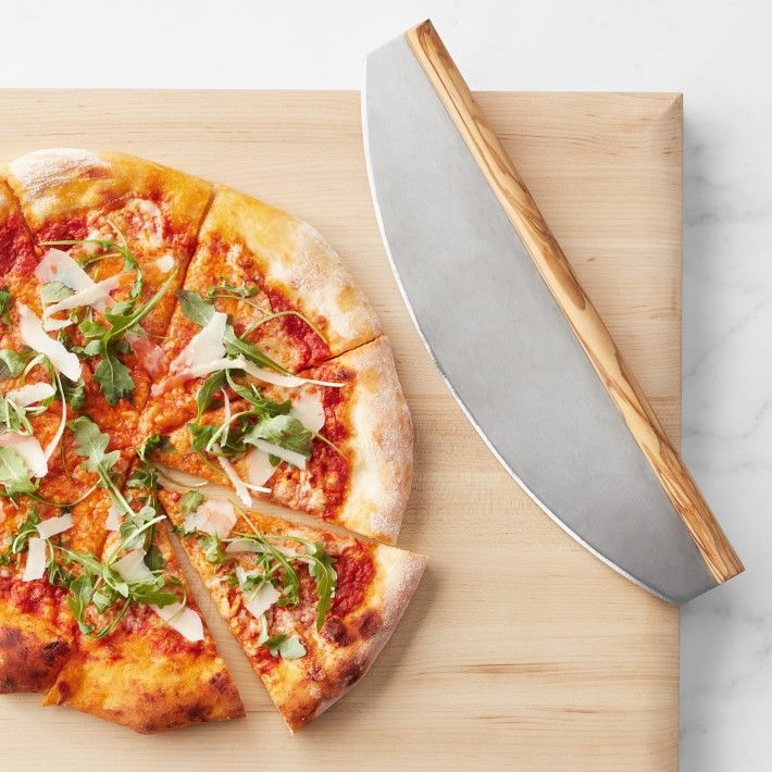 Williams Sonoma Olivewood Pizza Chopper | Williams-Sonoma