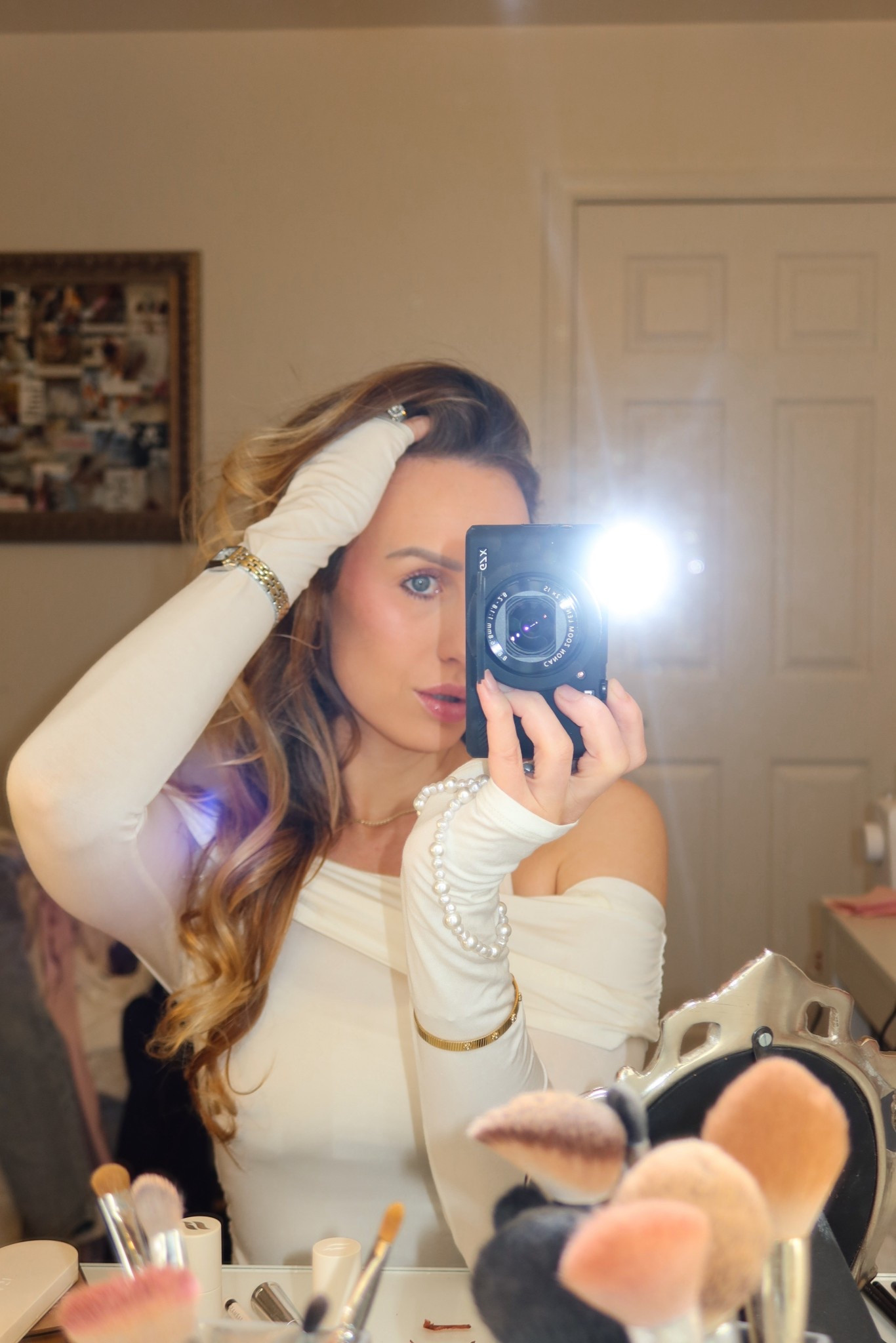 White off the shoulder top 

#LTKootd #LTKSeasonal #LTKgrwm